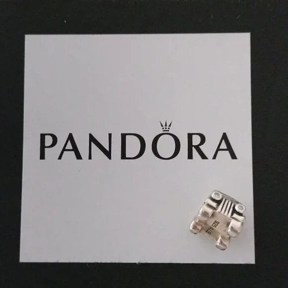 Pandora Sterling Silver + CZ Car Charm  790405CZ - Picture 2 of 4